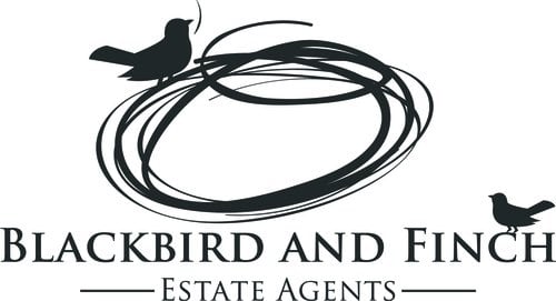 Blackbird and Finch Estate Agents Black Logo